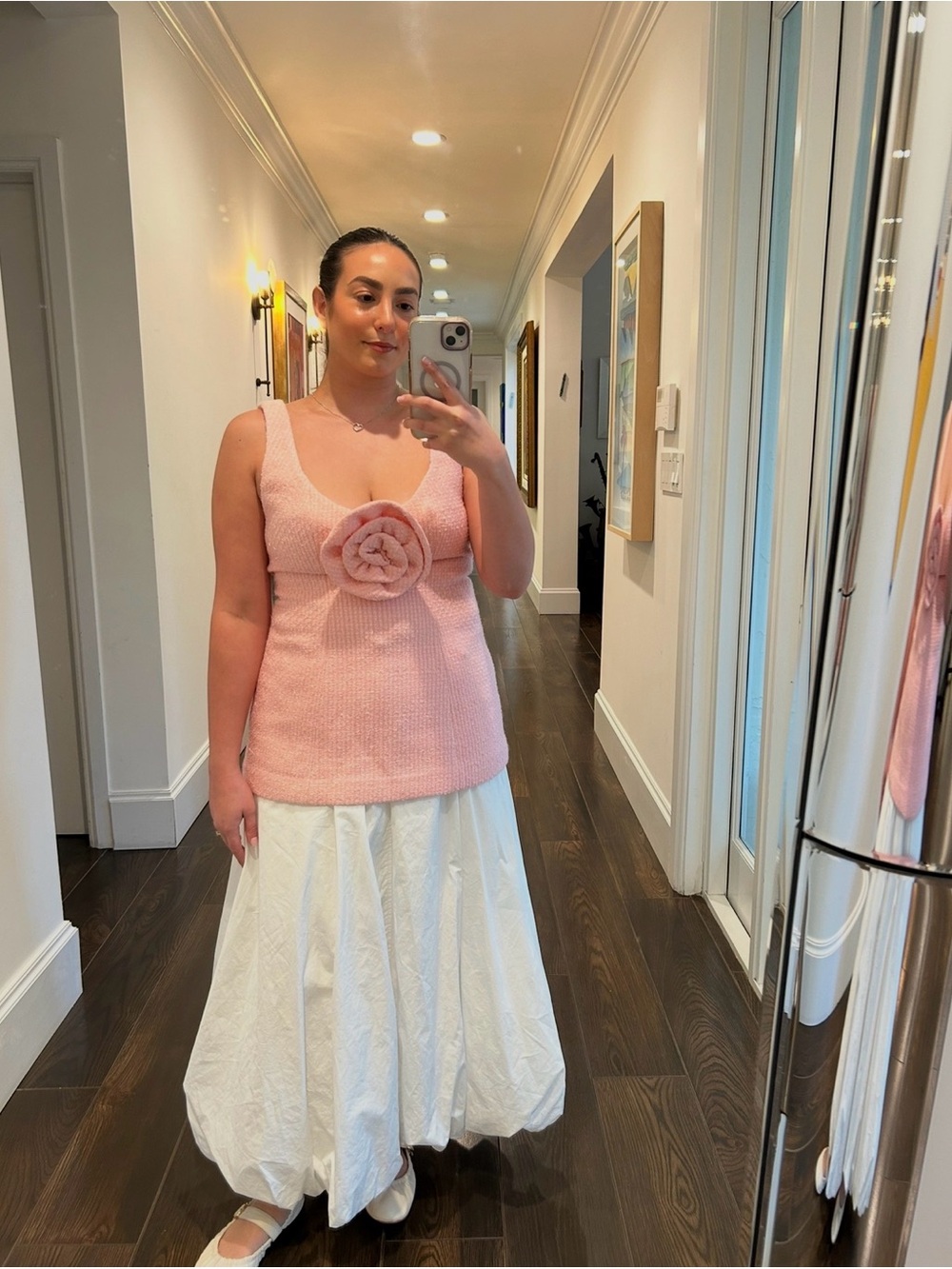MAJORELLE Baby Pink Danna Top